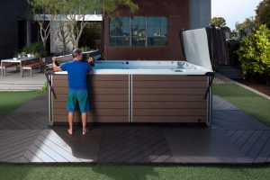 Endless Pools with a Bi-Fold Cover