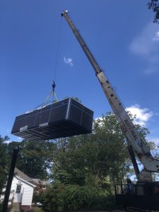 Crane Delivery Endless Pools