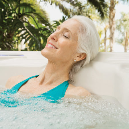 Arthritis relief in a hot tub from Northwest Hot Springs